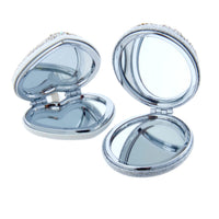 Bedazzled™ Silver Compact Mirror Ornaments