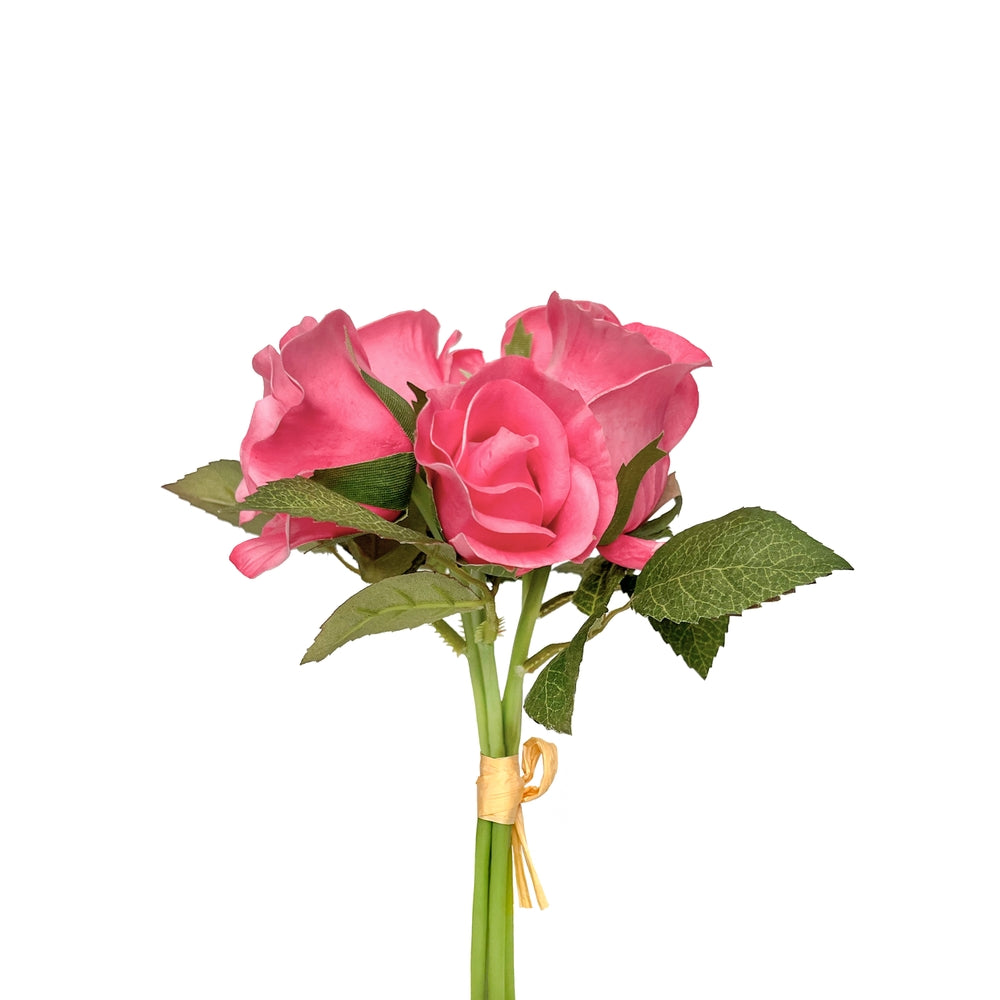 10.5" Dark Pink Rose Bundle