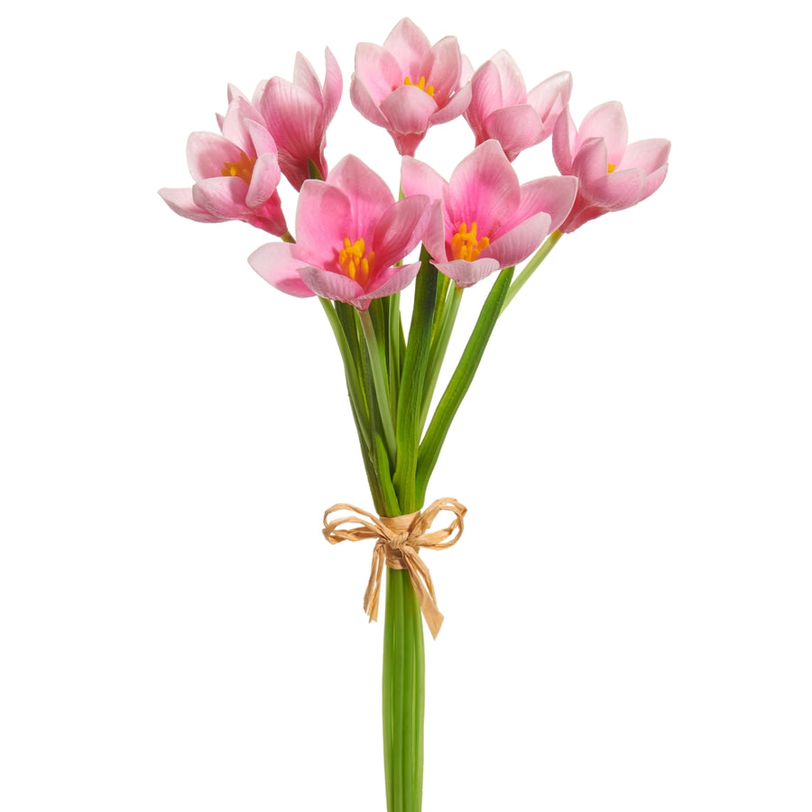 12.5" Real Touch Pink Crocus Bundle