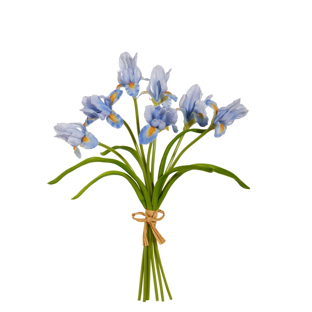 13.5" Real Touch Blue Iris Bundle