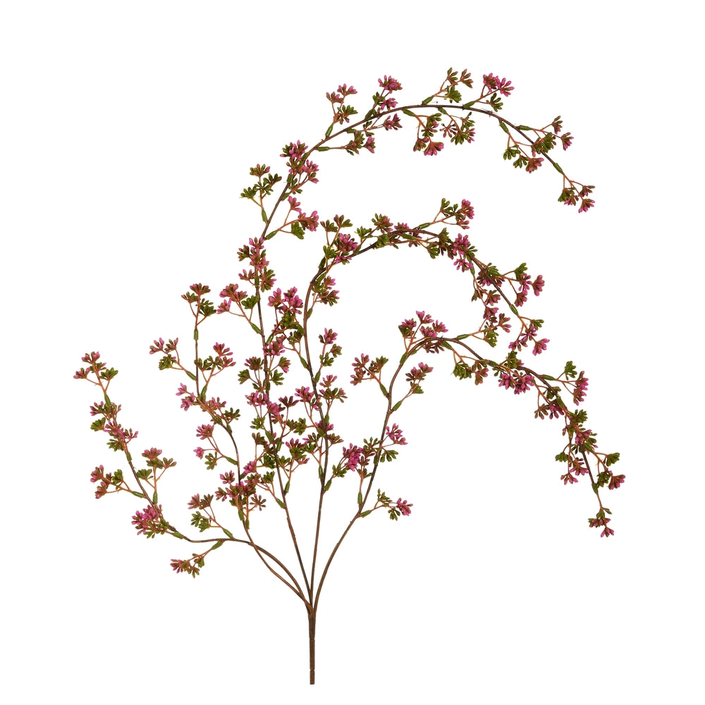 31.5" Hanging Pink Sedum Spray