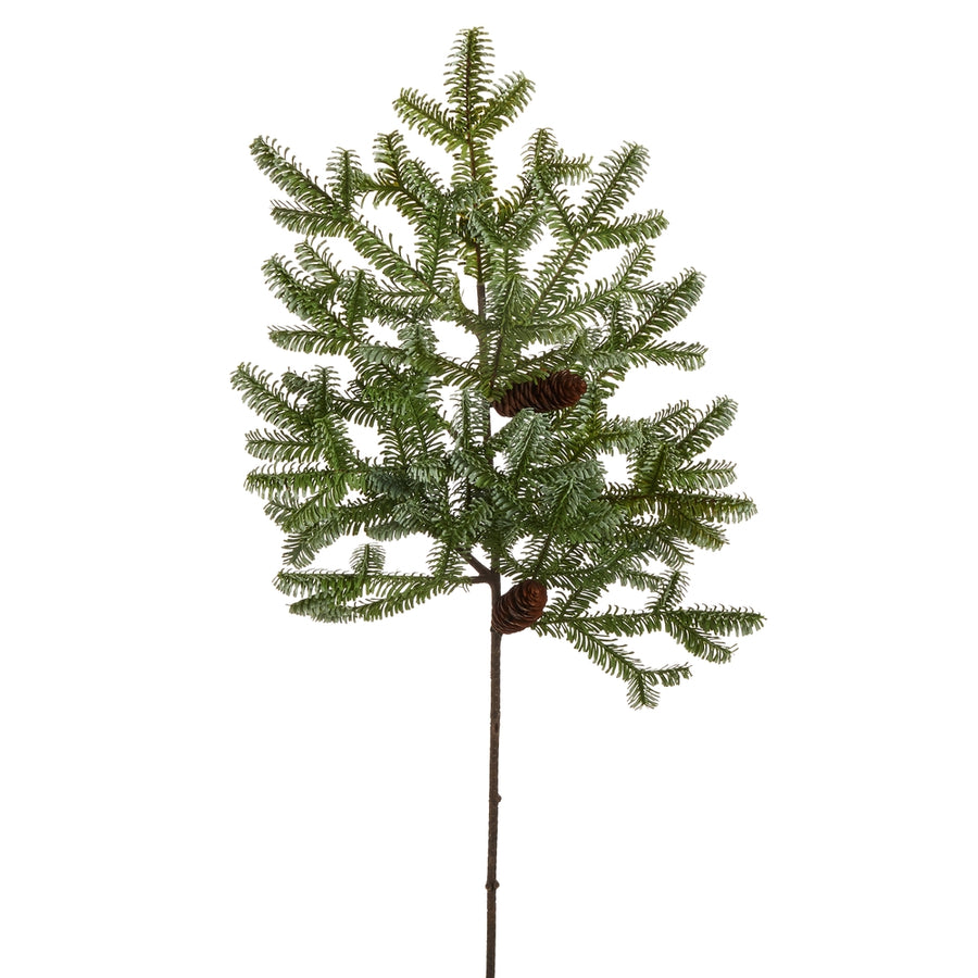 37" Soft Green Pine Spray
