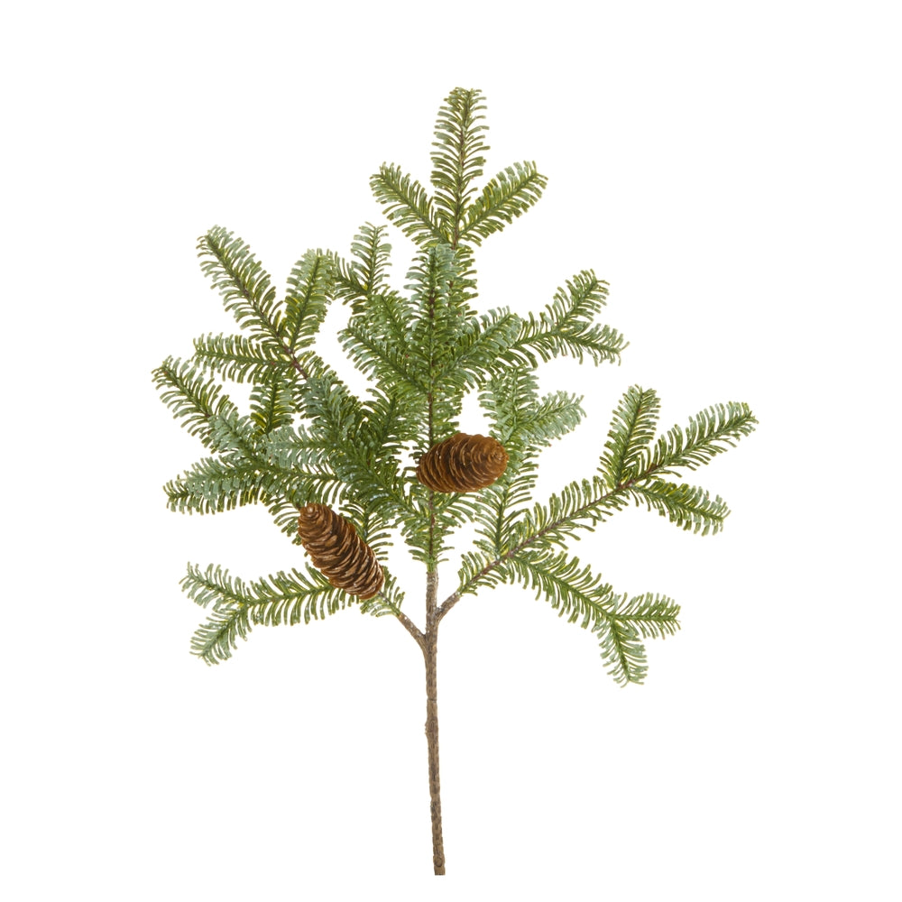 22" Iced Pine Spray