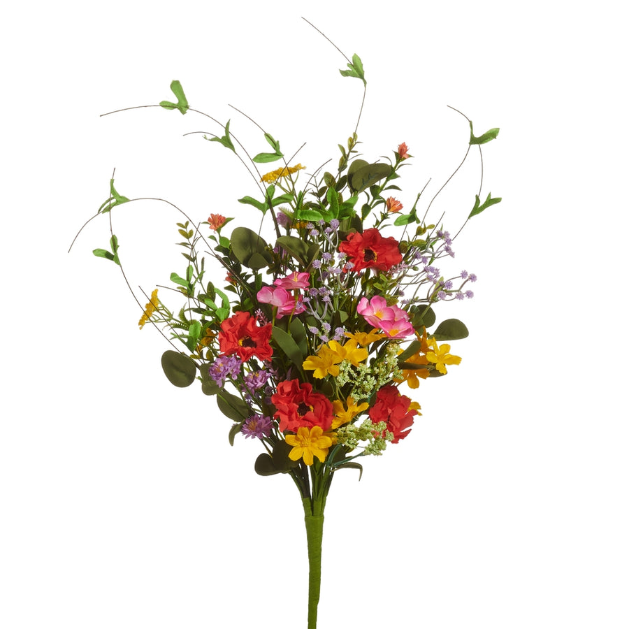24" Colorful Floral Spray