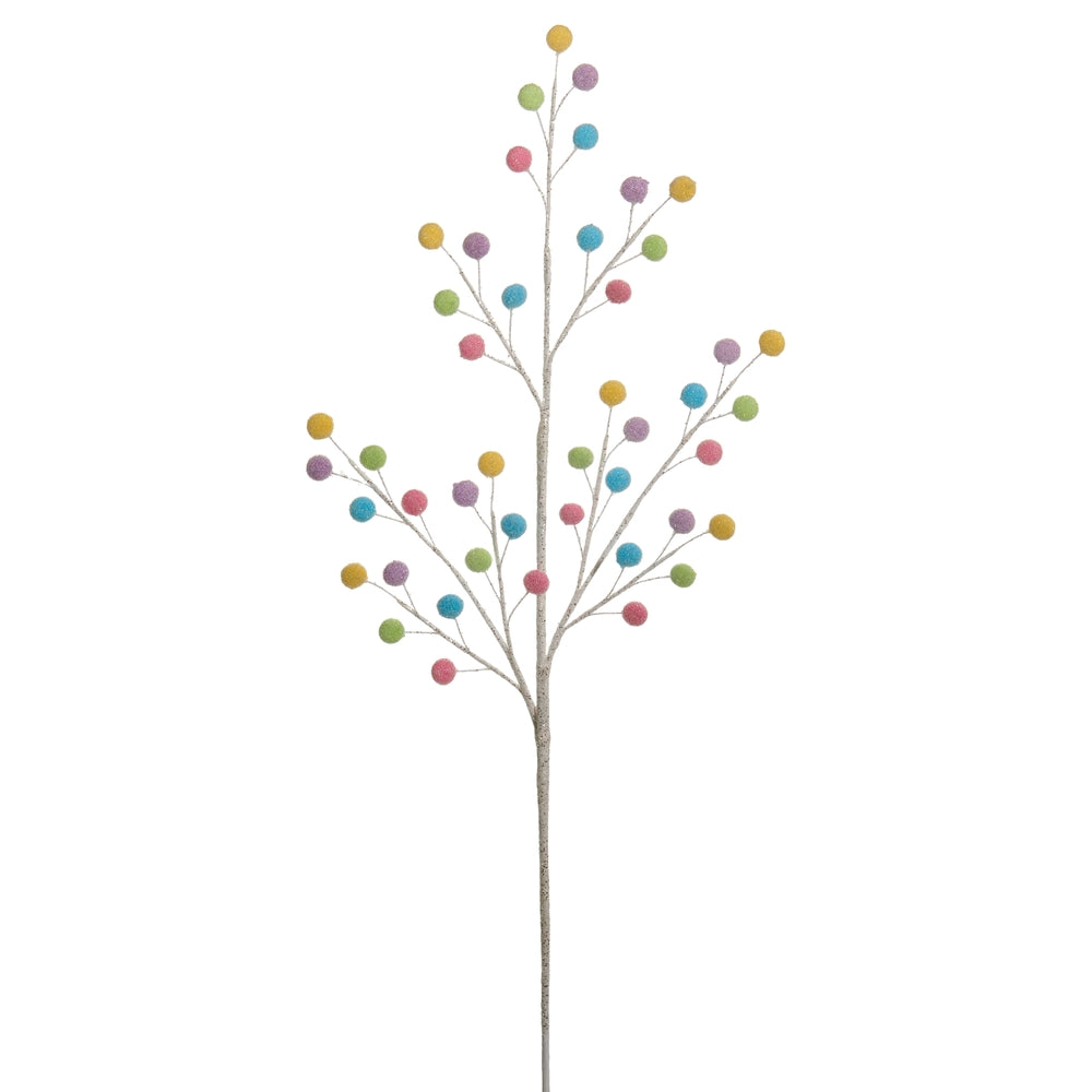 31" Multicolor Glittered Candy Spray