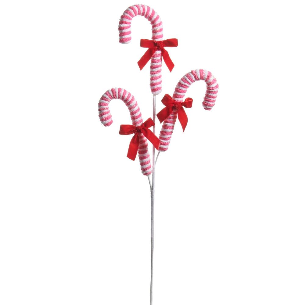 29" Pink Peppermint Spray