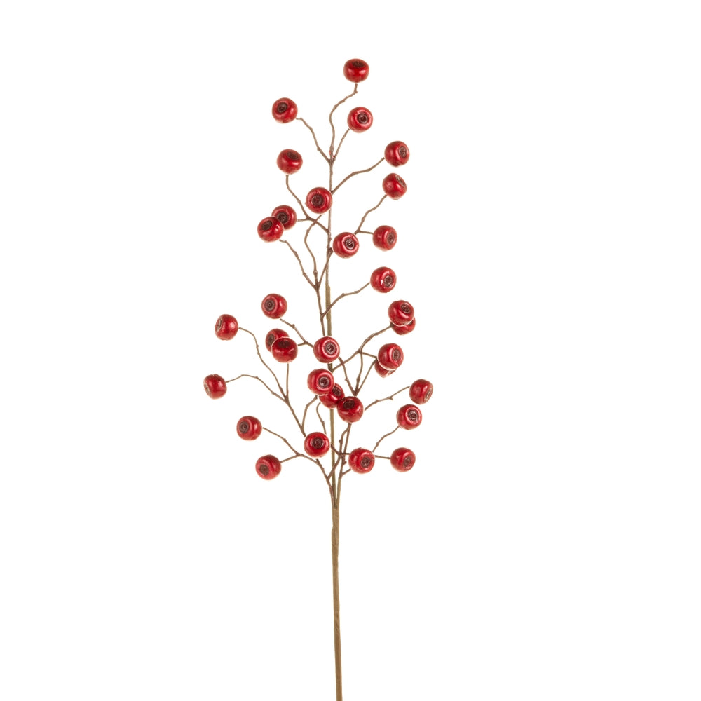 26" Bright Red Berry Stem
