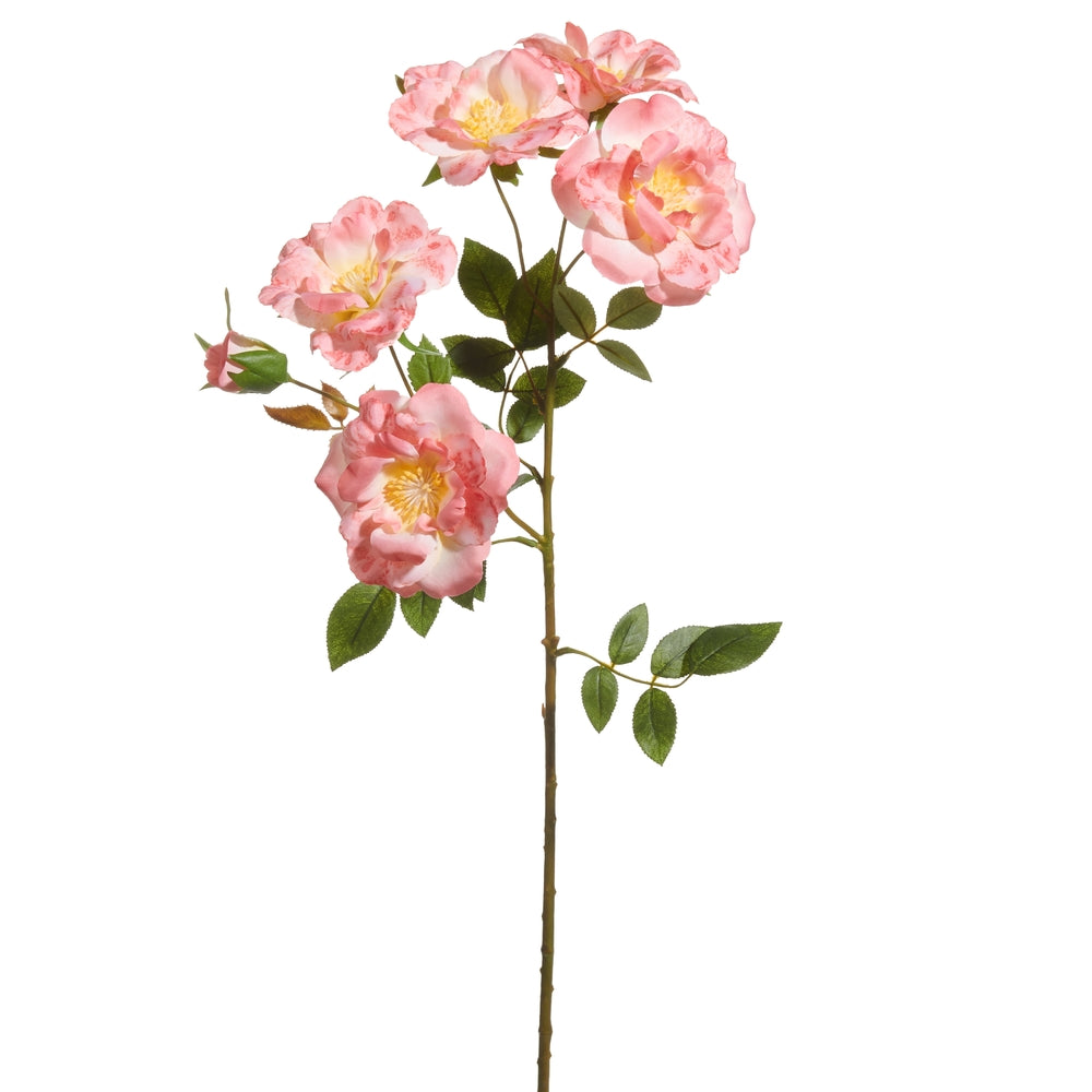 23" Pink Rose Spray