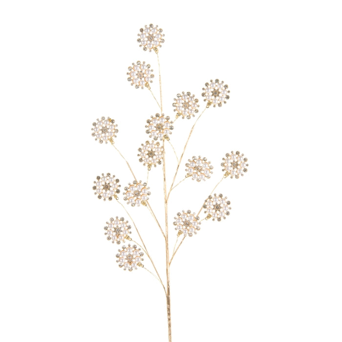 28.5" Pearl Floral Spray