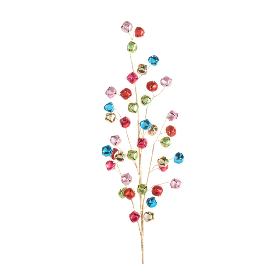 28.5" Multicolor Jingle Bell Spray