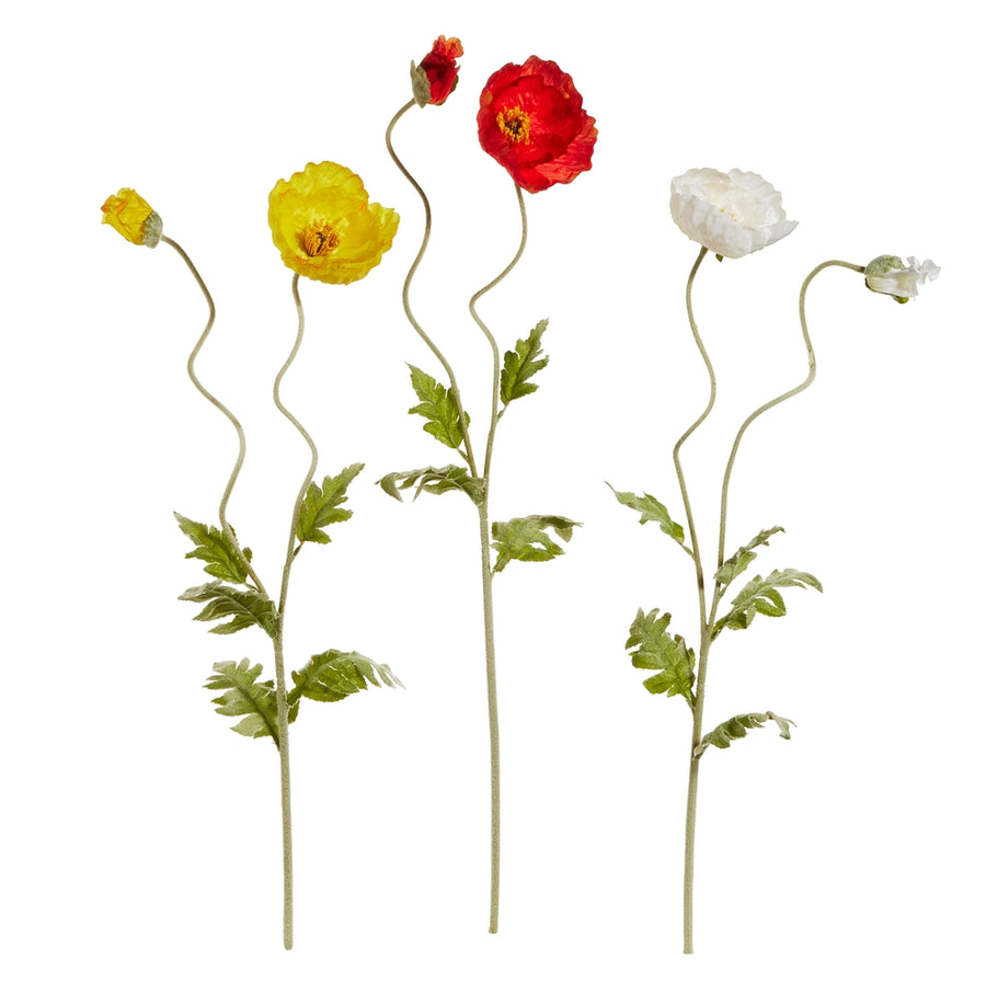 40" Poppy Stem