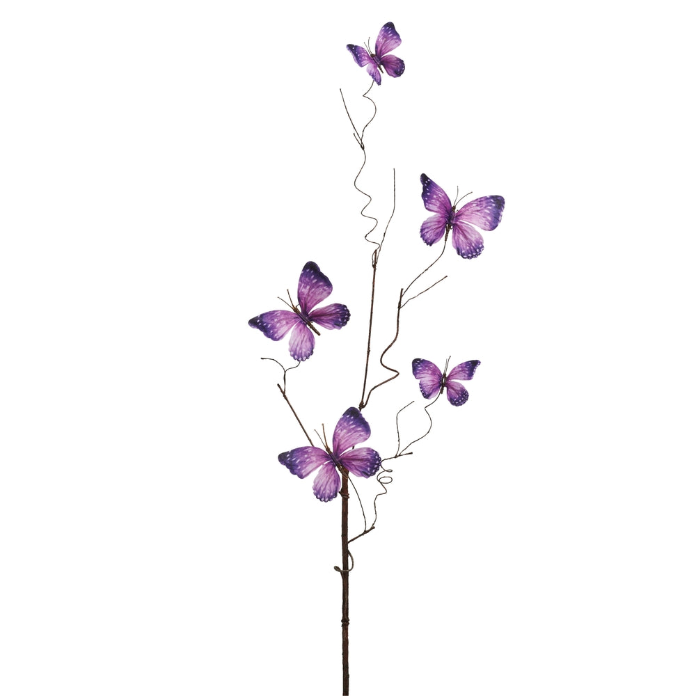 Preorder 36" Purple Butterfly Spray