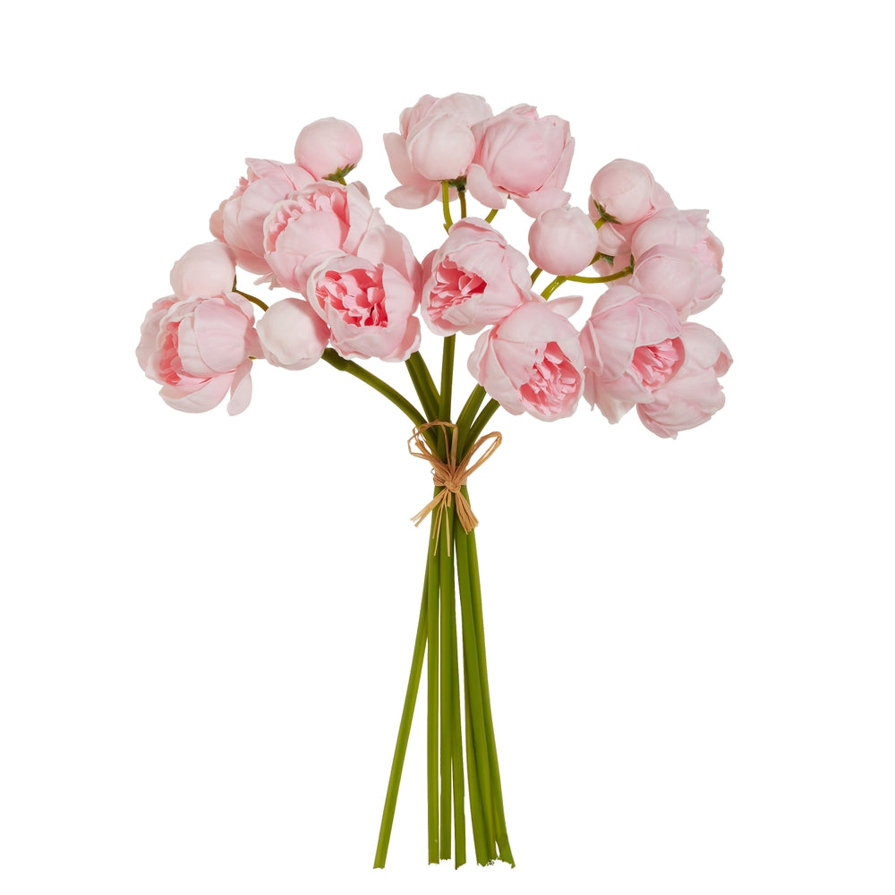 14" Real Touch Peony Bundle