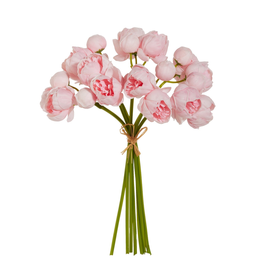 14" Real Touch Peony Bundle