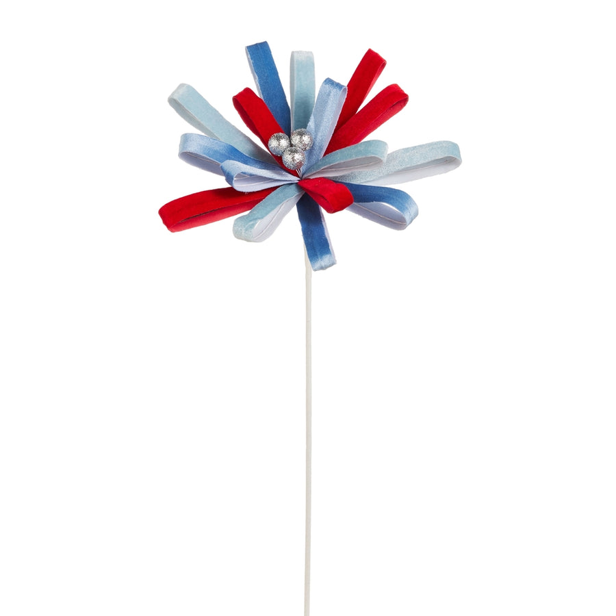 21" Velvet Loop Flower Stem