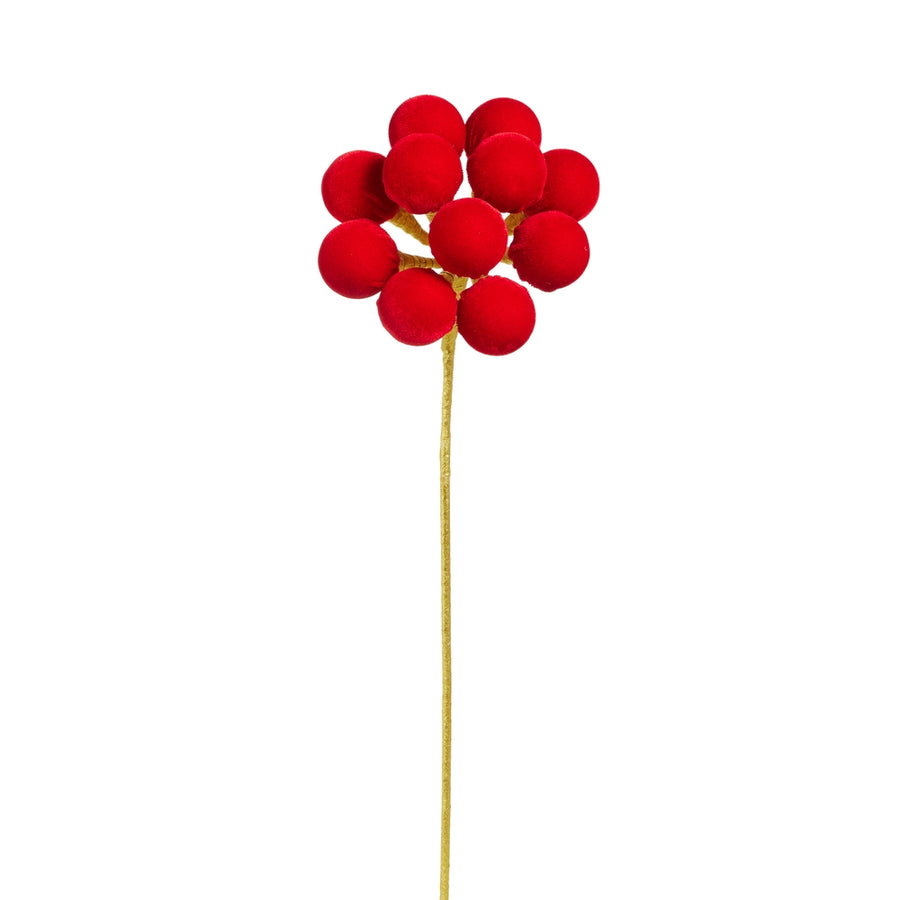 22" Red Ball Stem