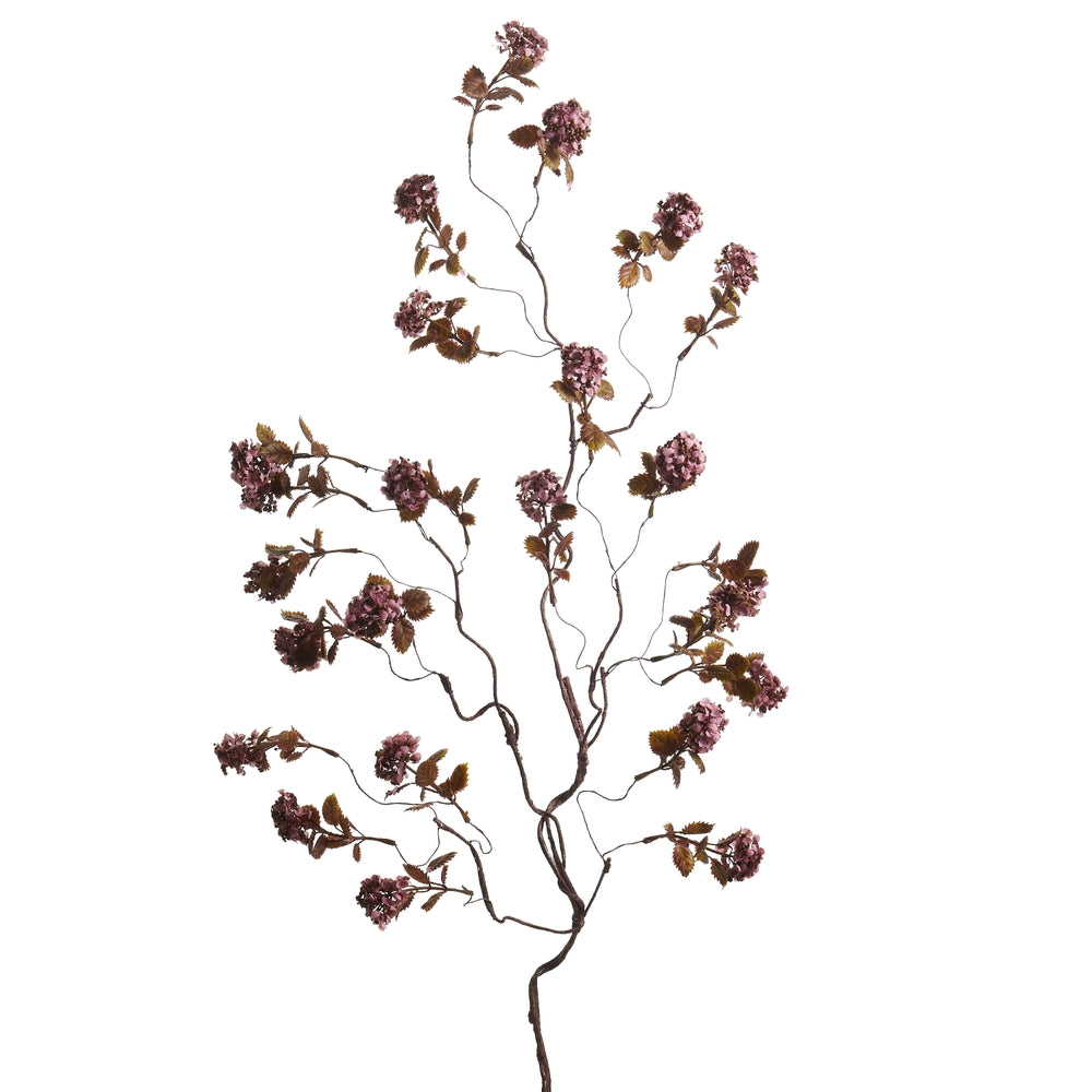 37" Purple Floral Branch