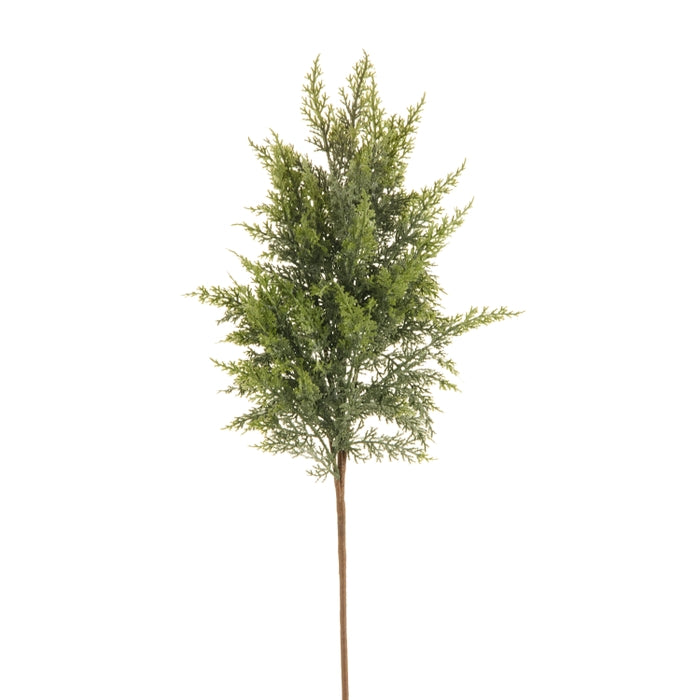 37" Iced Cedar Spray