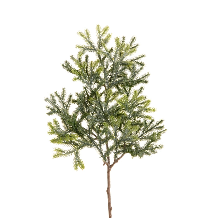 24" Iced Pine Branch