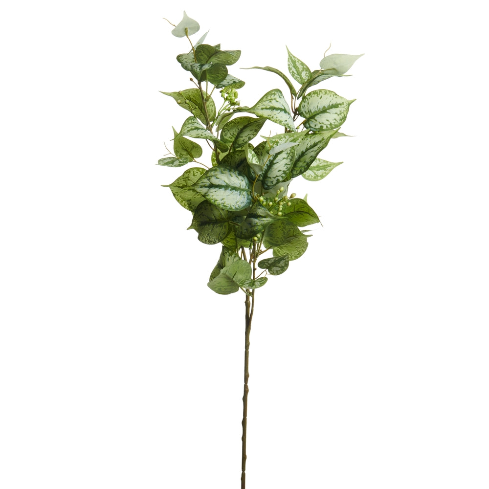 35" Silver Pothos Spray