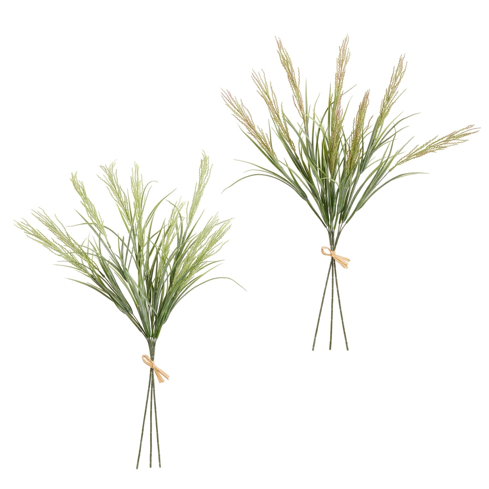 32" Feather Grass Spray
