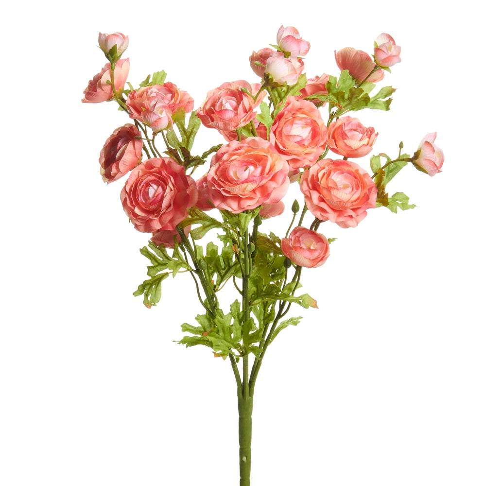 18.5" Peach Rose Bush