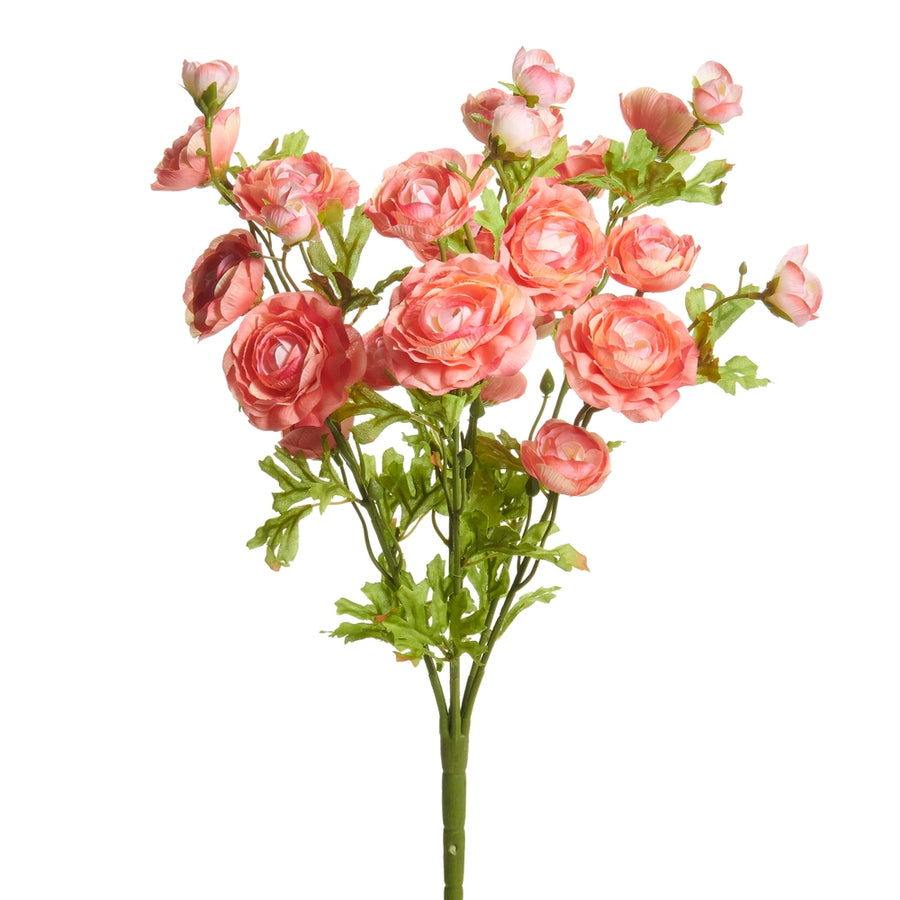 18.5" Peach Rose Bush