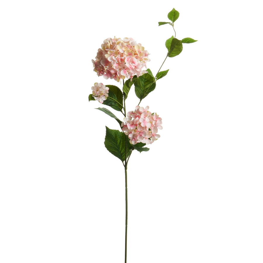 38.5" Peachy Pink Hydrangea Stem