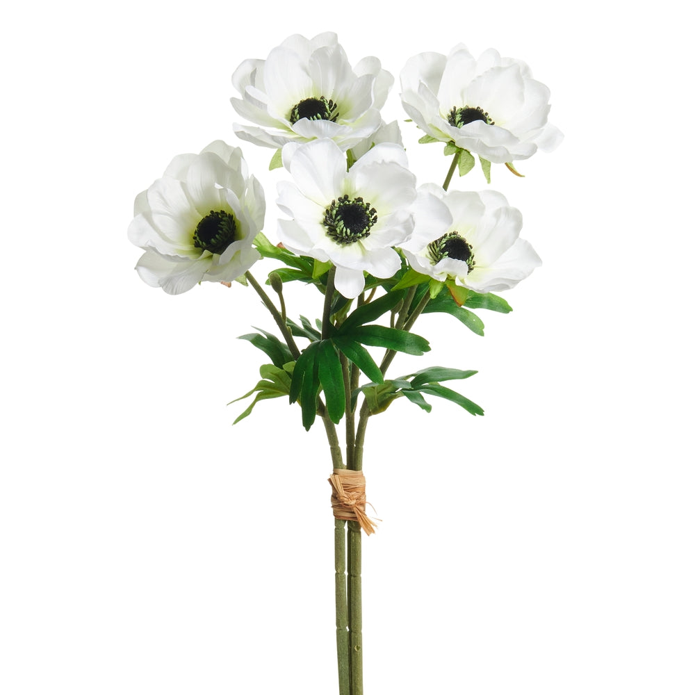 19.5" White Anemone Bundle