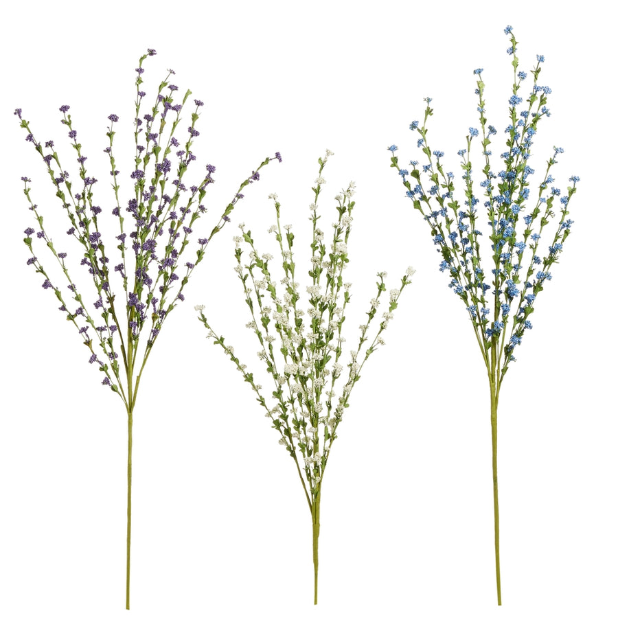 32" Floral Seeded Spray