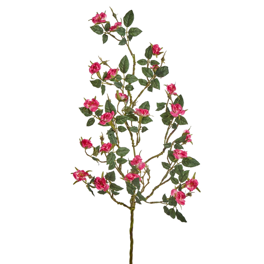 29" Bright Pink Mini Rose Spray