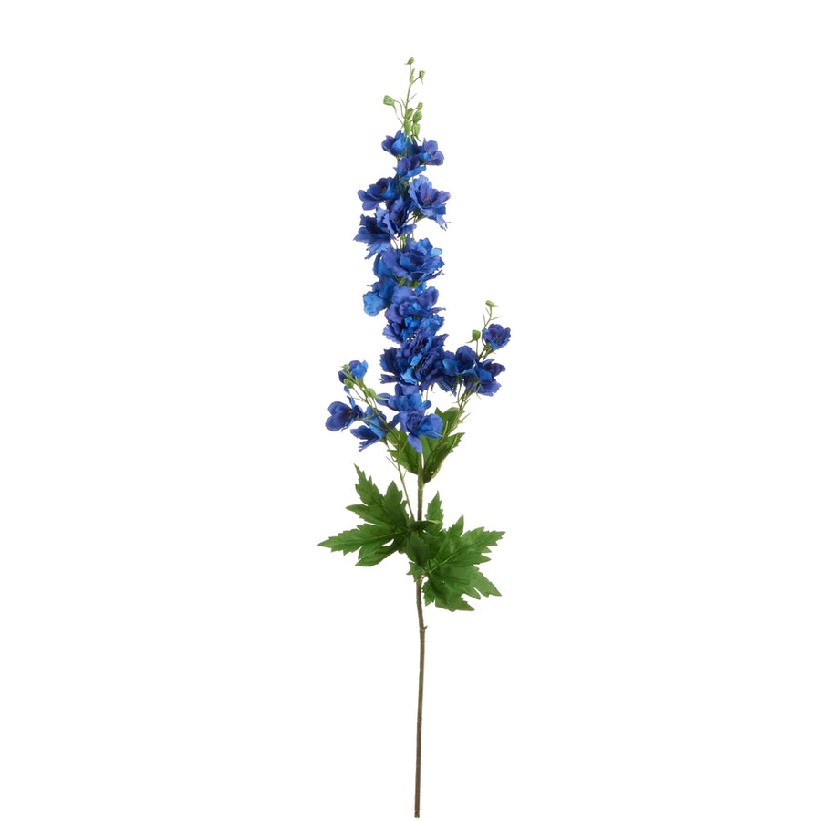 35" Real Touch Dark Blue Delphinium Spray