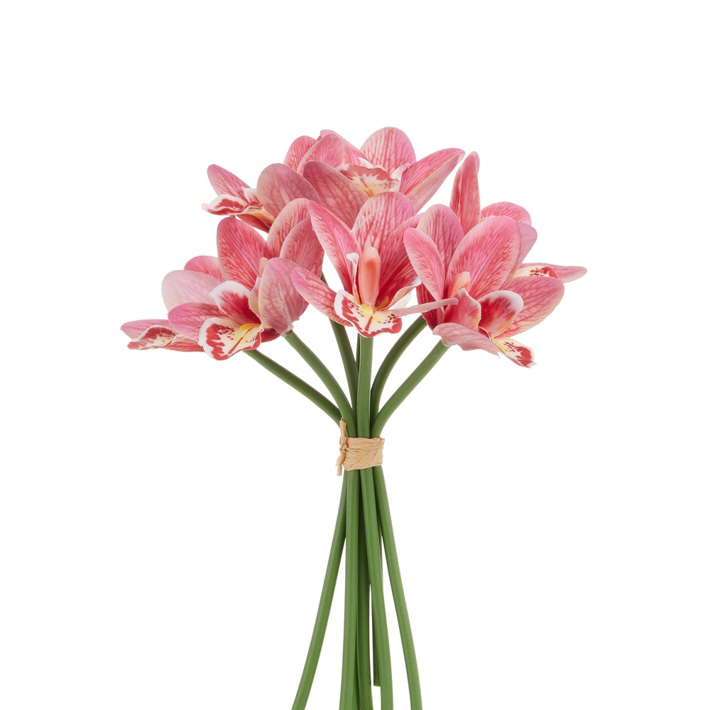 10.5" Real Touch Dark Pink Orchid Bundle