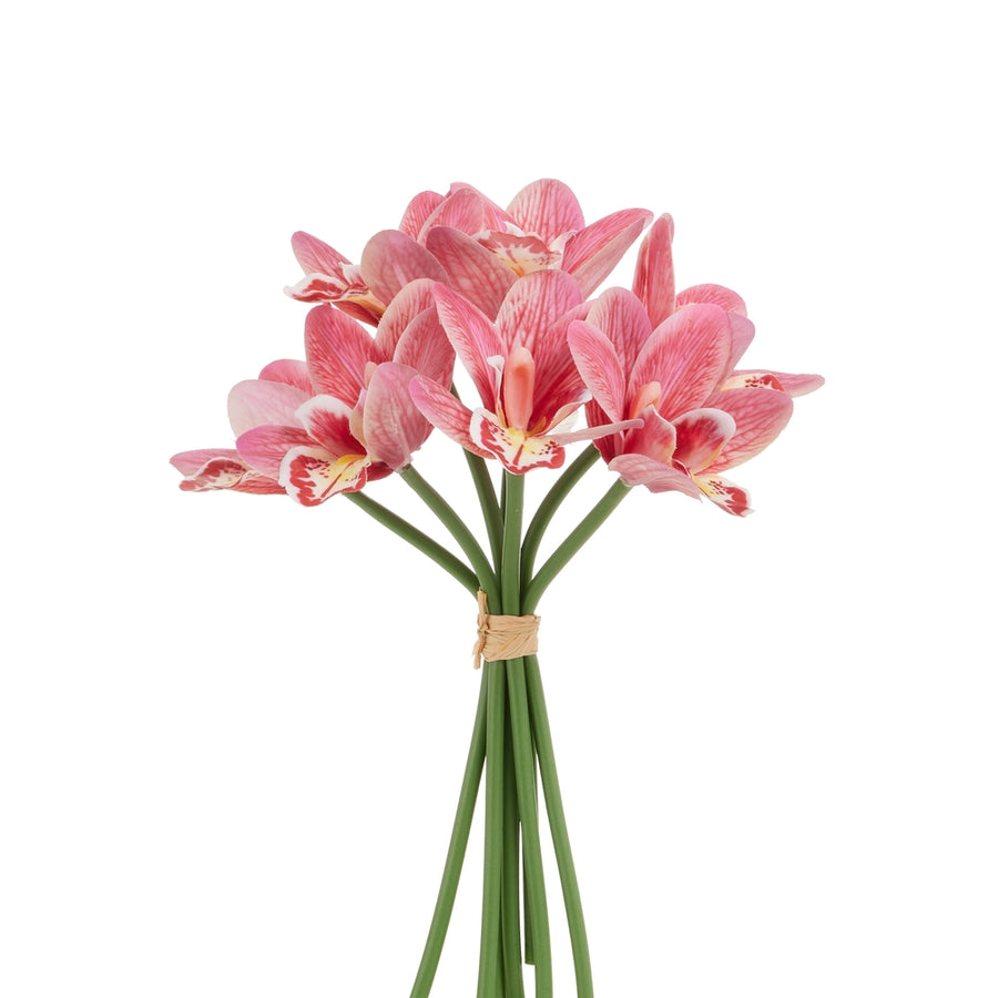 10.5" Real Touch Dark Pink Orchid Bundle