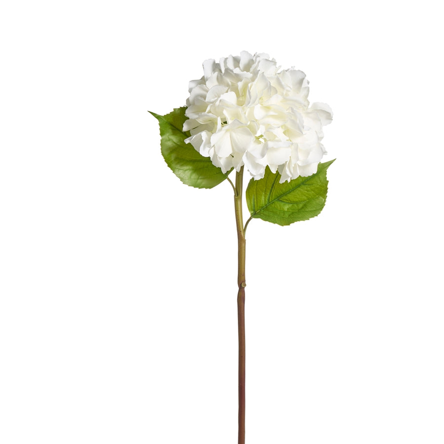 24" Natural Touch White Hydrangea