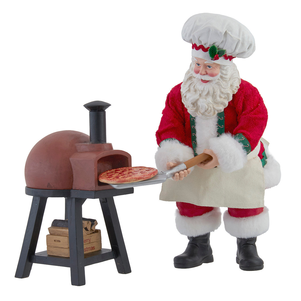 10.5" Fabriché™™ Baking Pizza Chef Santa