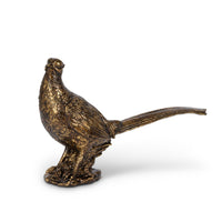 Bronze Resin Tabletop Pheasant, 16.9