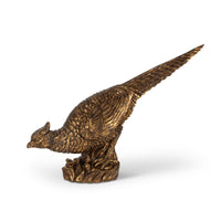 Bronze Resin Tabletop Pheasant, 13.6