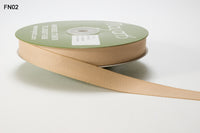 5/8 Inch Light Weight Twill Ribbon with Woven Edge – FN02 – CHAMPAGNE