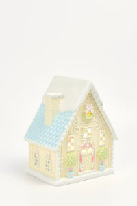 Gingerbread House Village W/Led