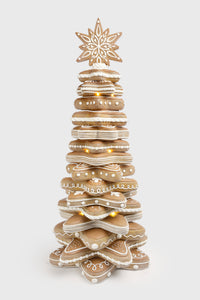 Trophy Gingerbread Cookie Tree W/ Led
