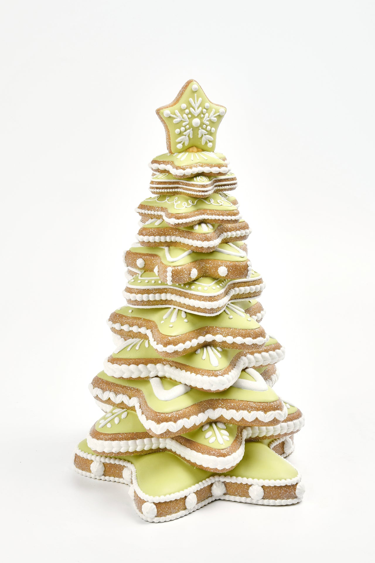 Tabletop Gingerbread Star Cookie Tree