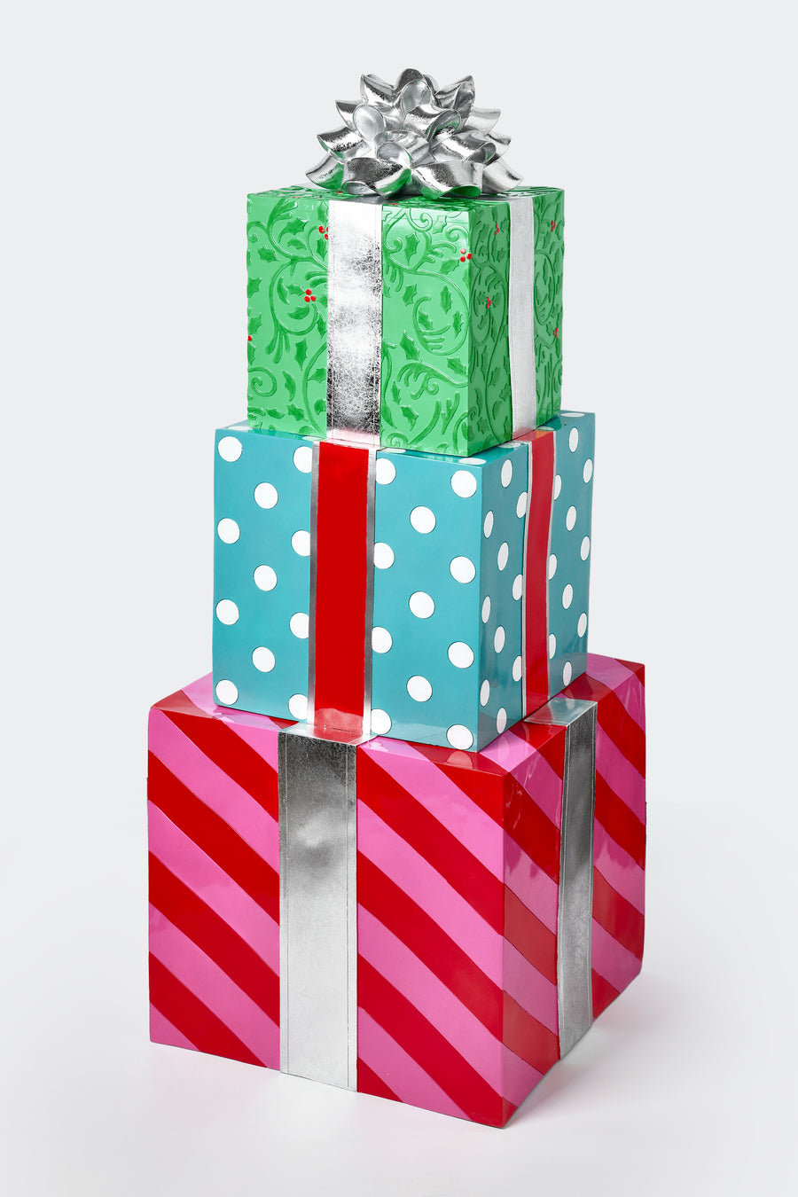 Set Of 4, Gift Boxes, Multi