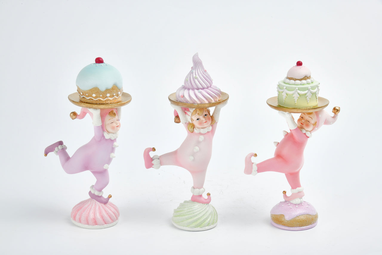 3Asst., Pastry Pixies Ornaments