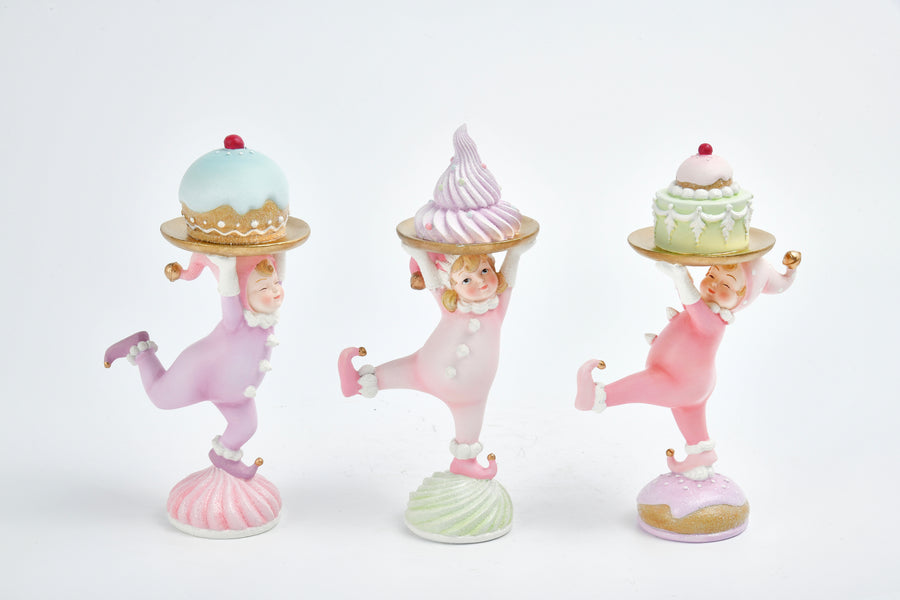 3Asst., Pastry Pixies Ornaments