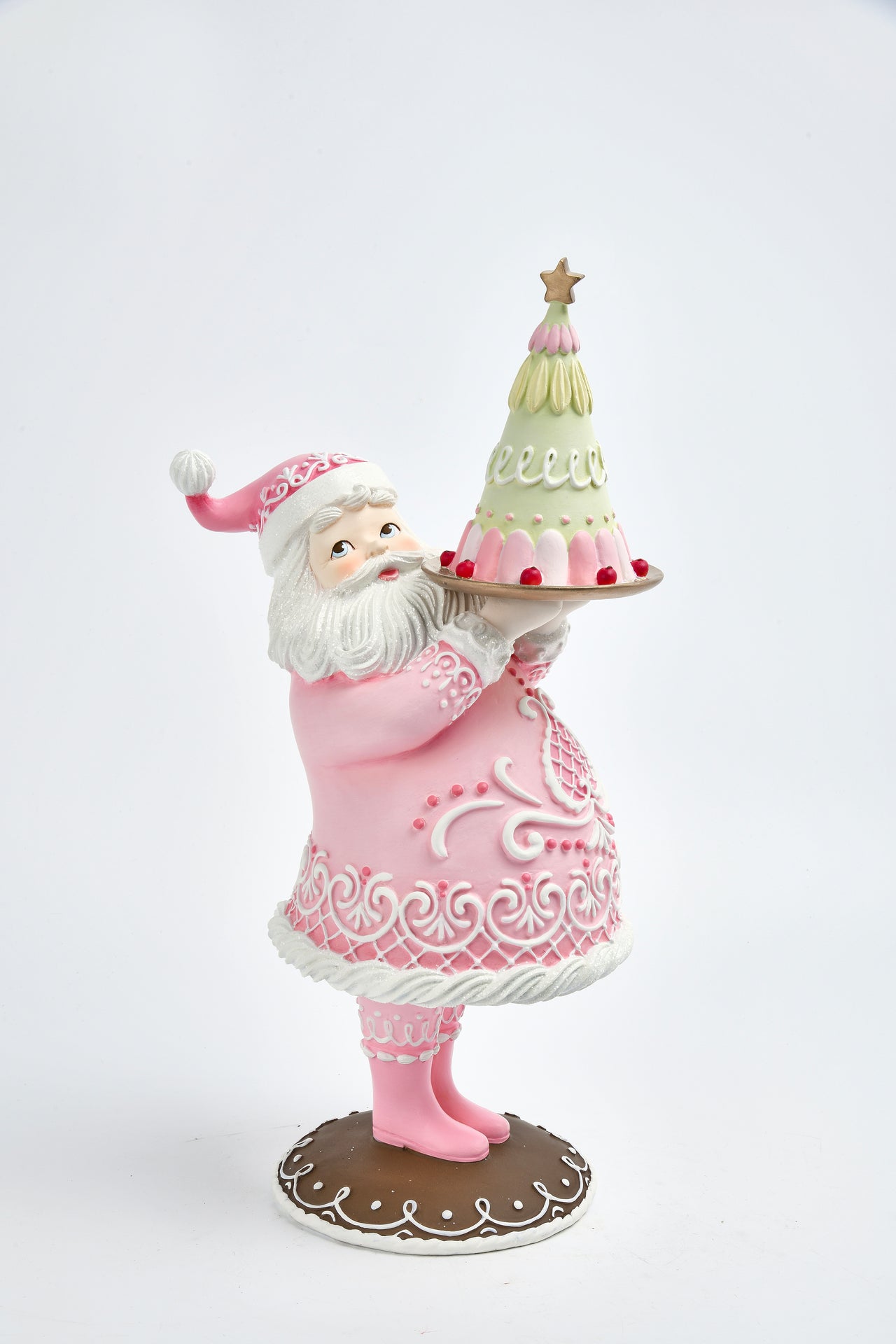 Gingerbread Santa With Cake