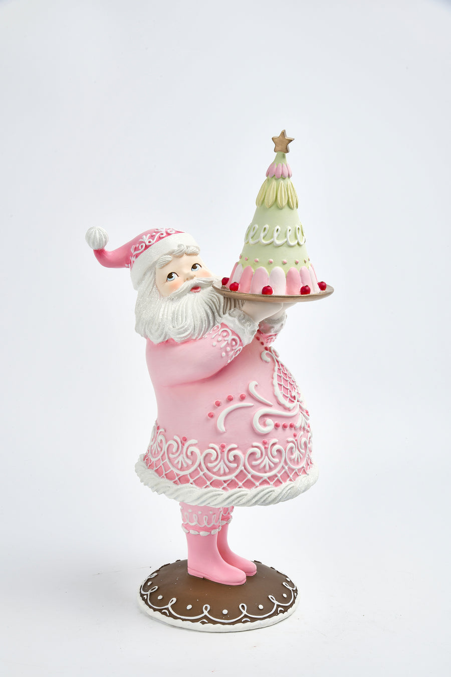 Gingerbread Santa With Cake