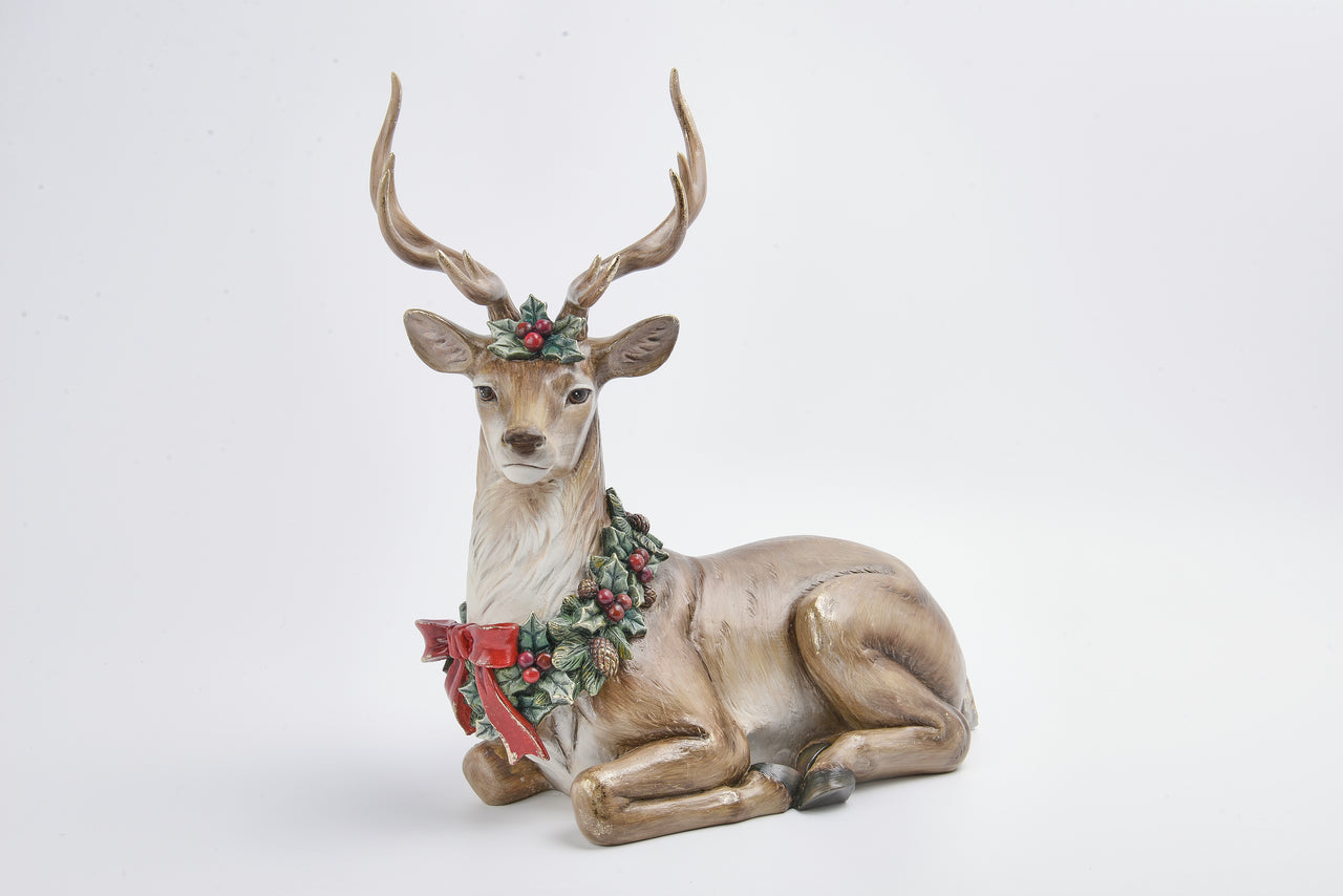 Woodland Sitting Deer
