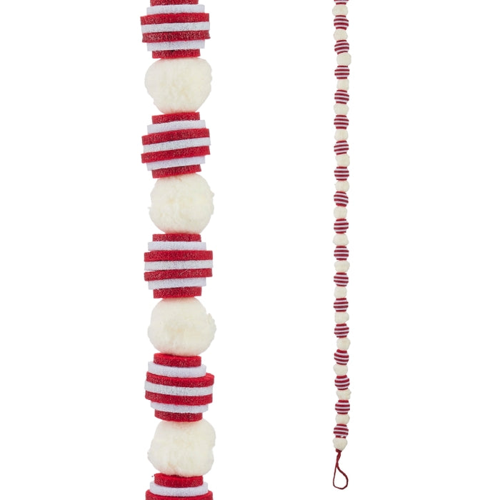 6' Felt Ball Garland