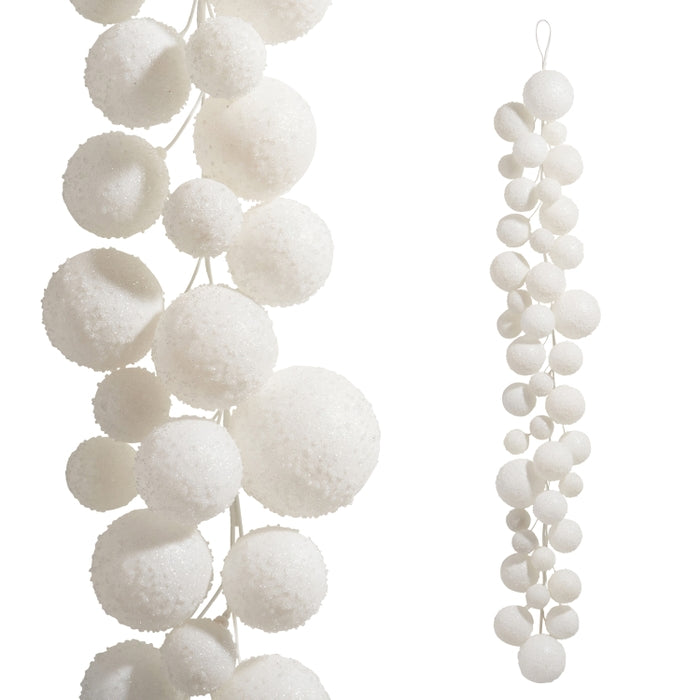 4' Snow Ball Garland